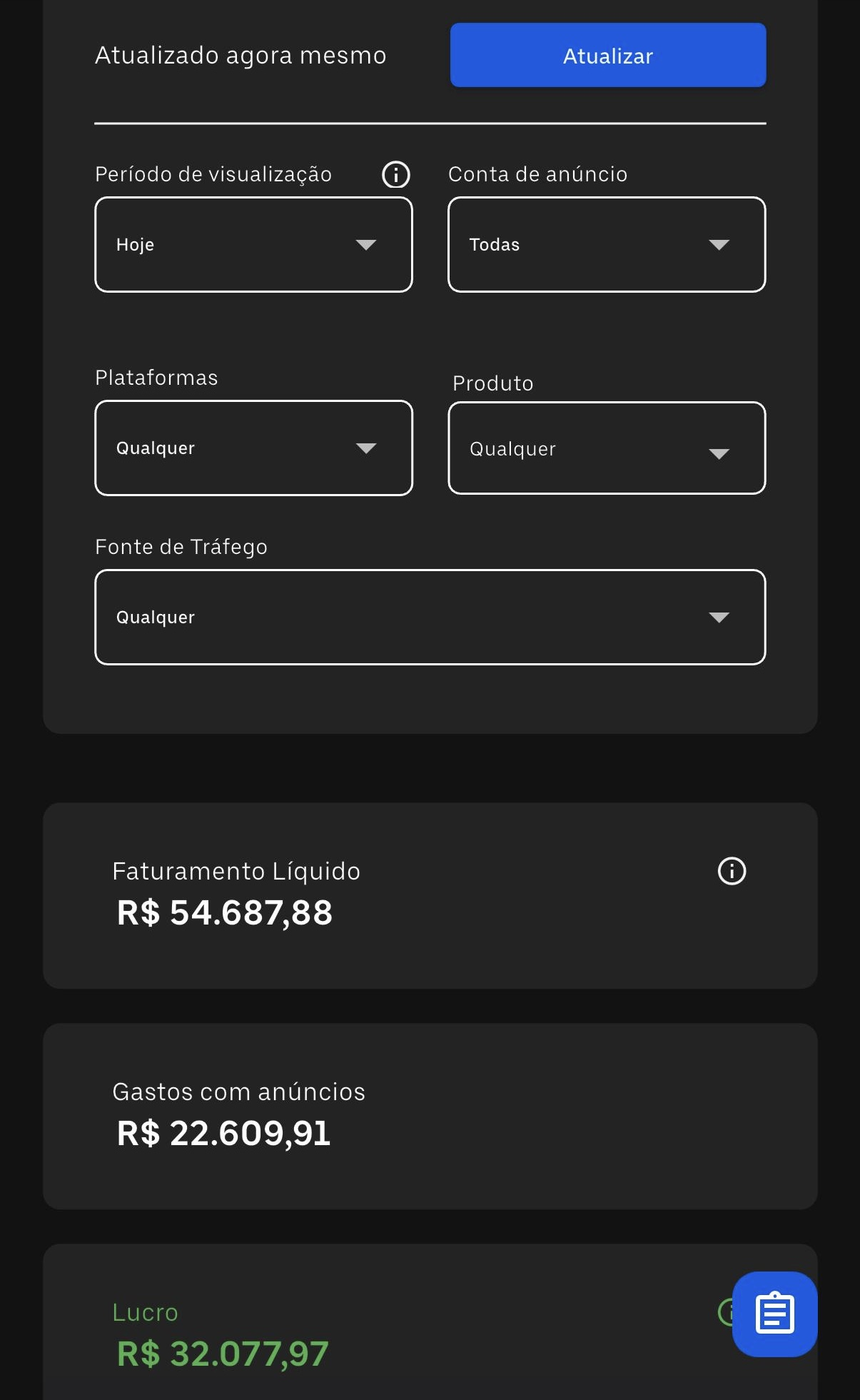 Resultado real