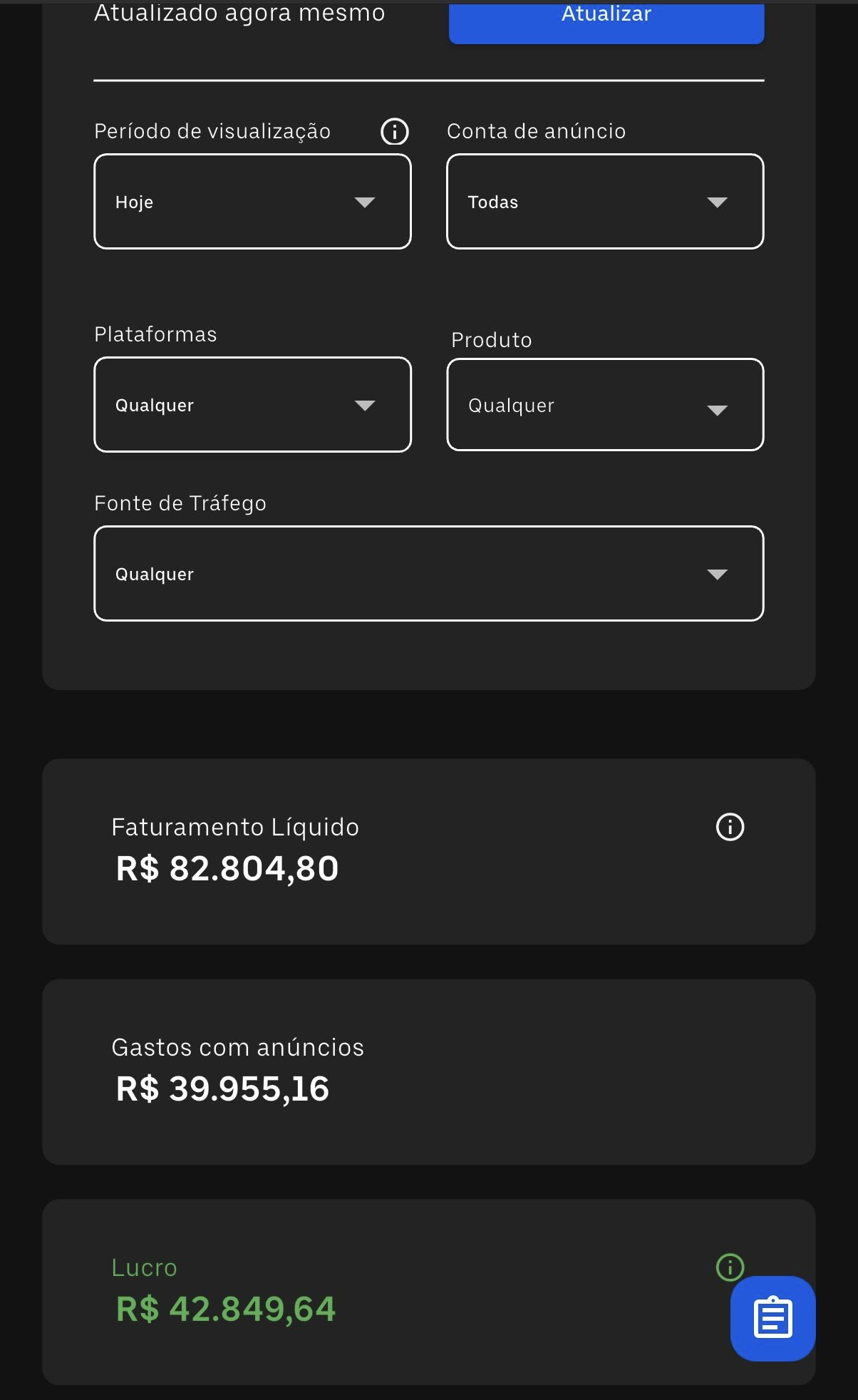 Resultado real