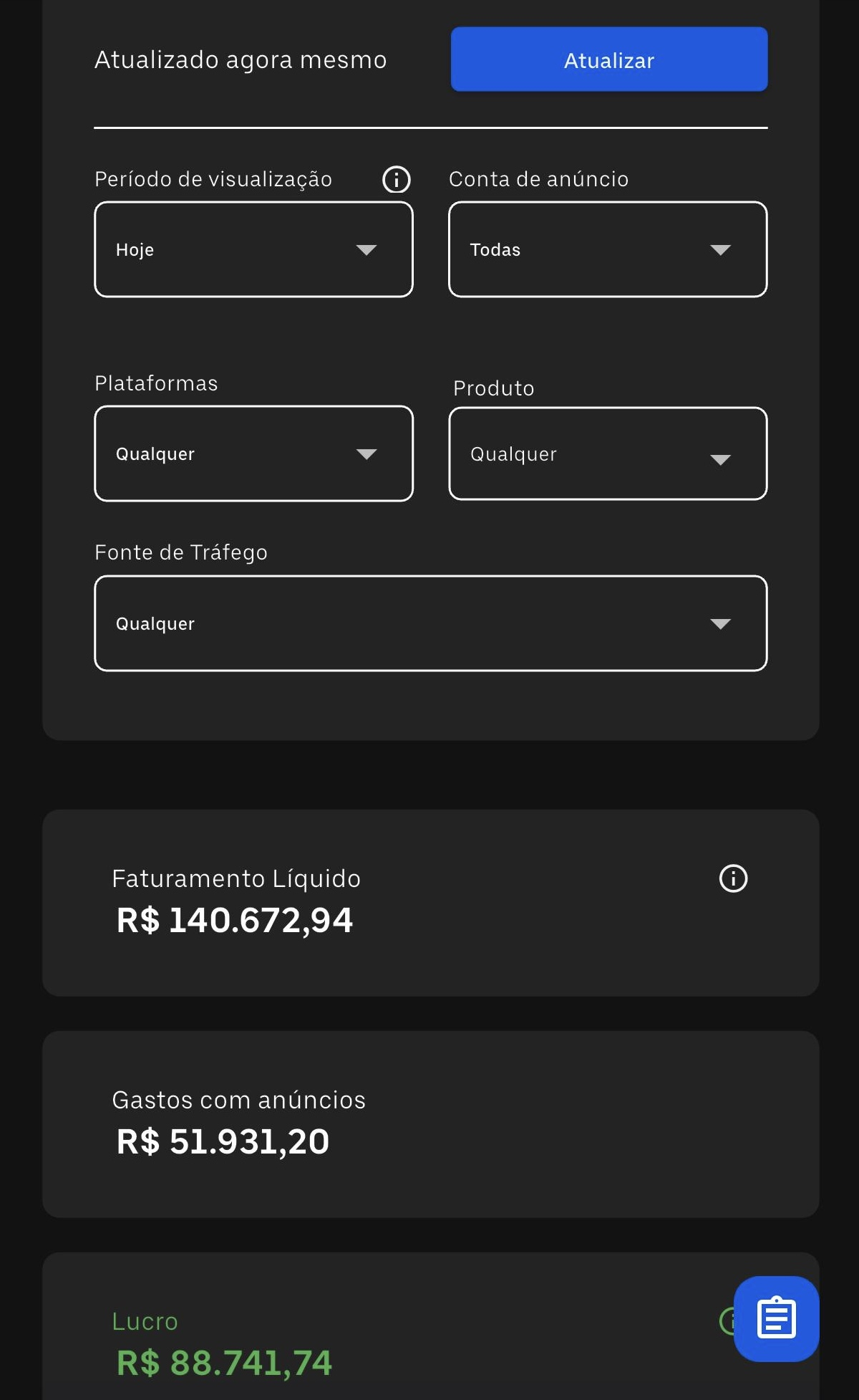 Resultado real