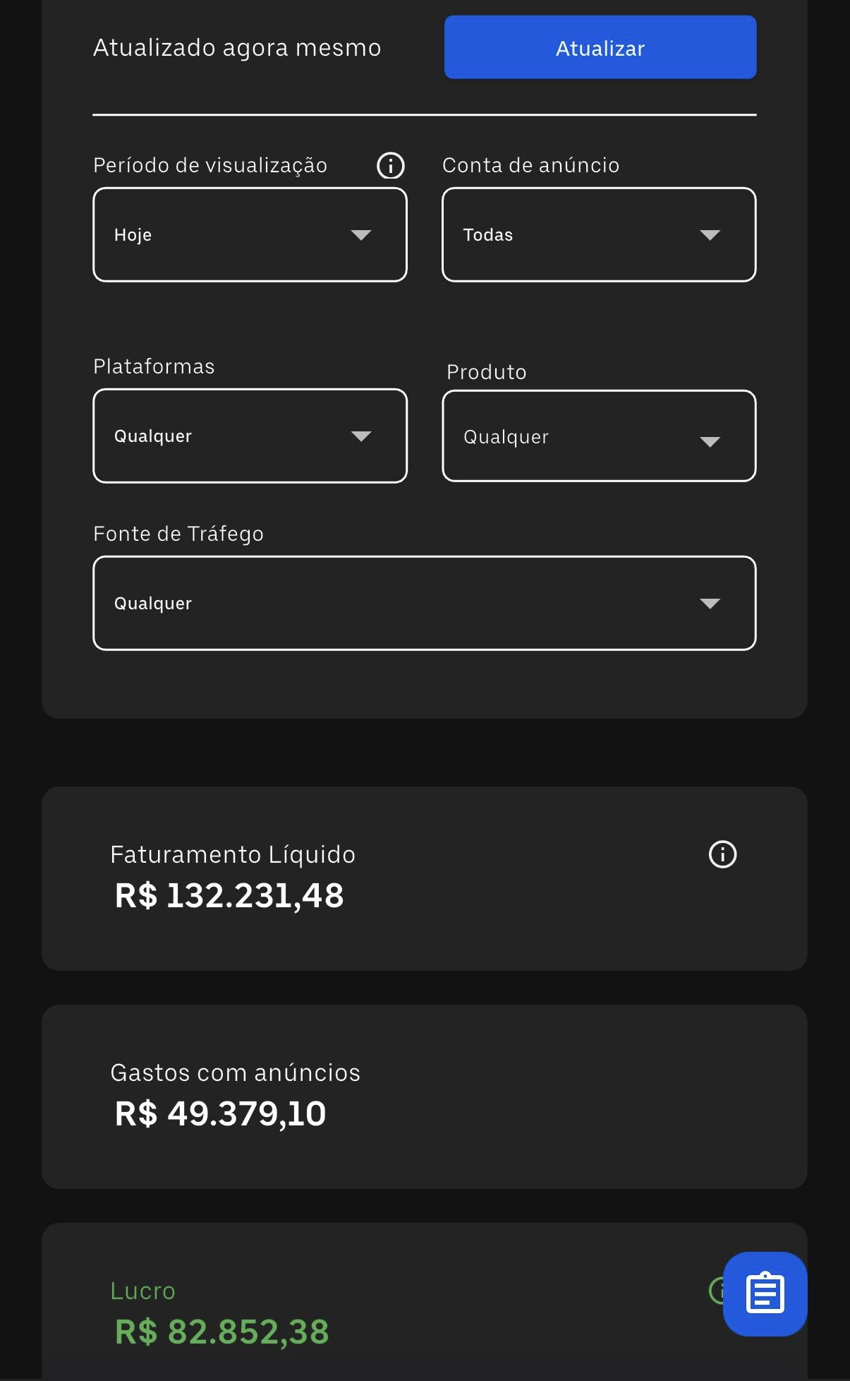 Resultado real