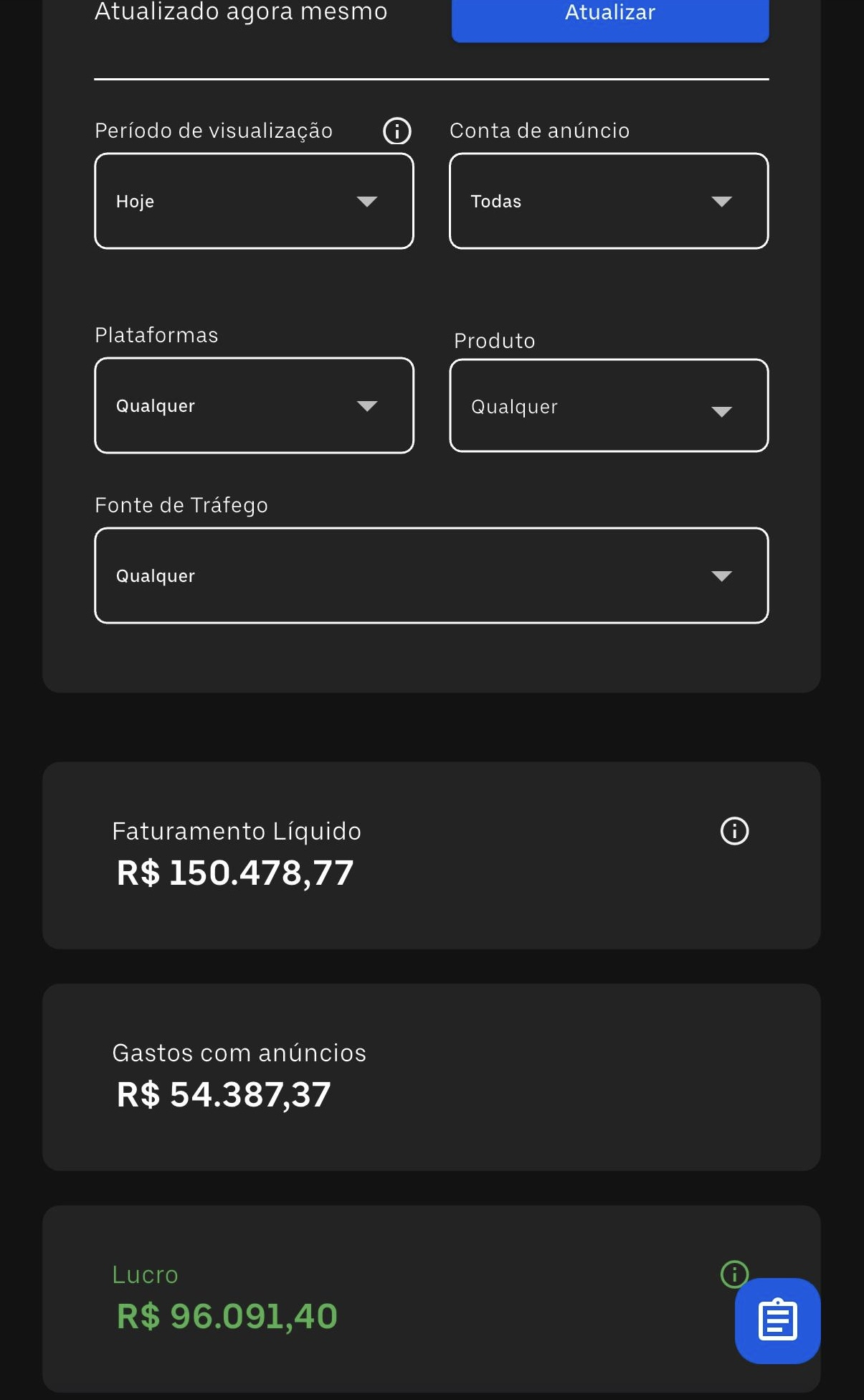 Resultado real