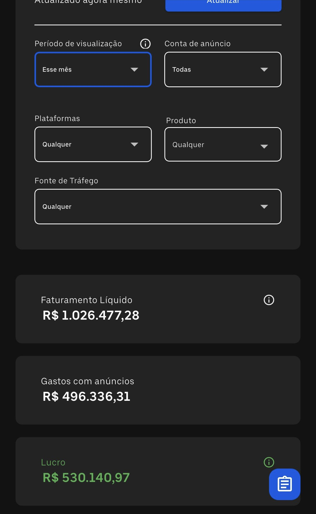 Resultado real