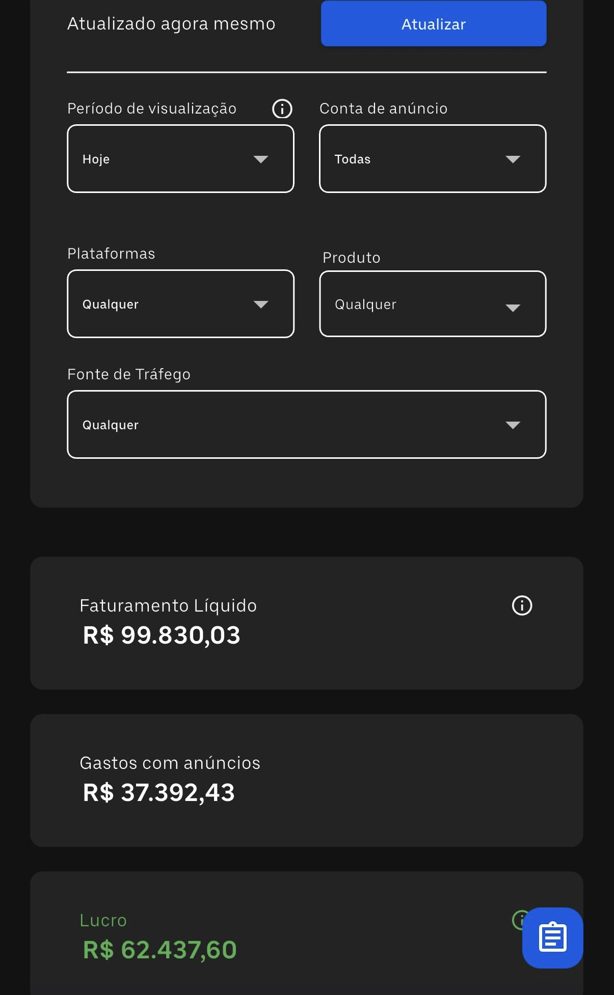 Resultado real